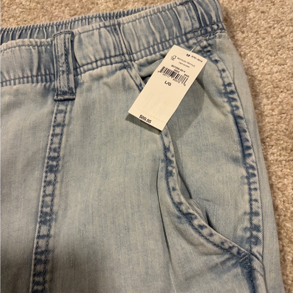GAP Light Blue Wide Leg Pants - Picture 5 of 5